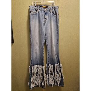 Todd Oldhams jeans with fringe vintage